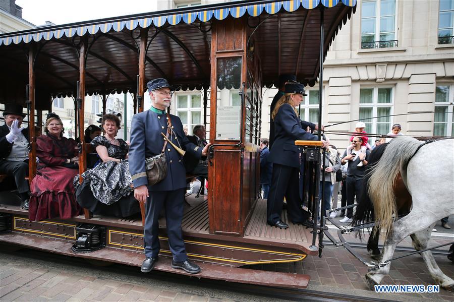 BELGIUM-BRUSSELS-TRAM PARADE