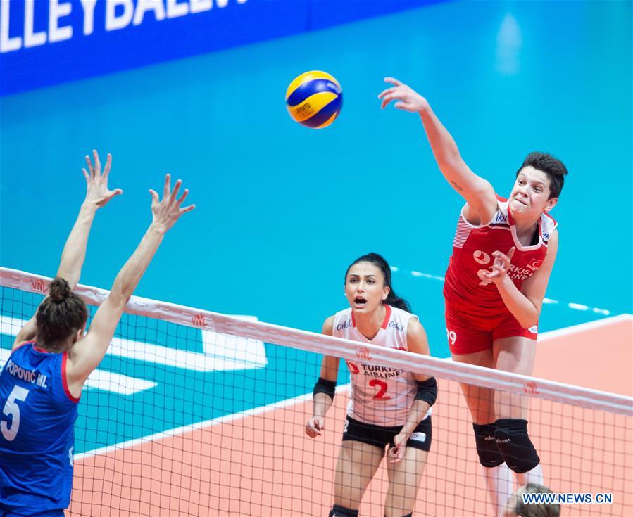 (SP)BRAZIL-BRASILIA-VOLLEYBALL-NATIONS LEAGUE-TURKEY VS SERBIA