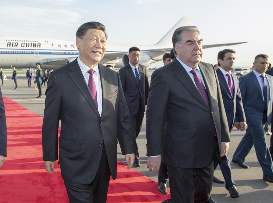 TAJIKISTAN-DUSHANBE-XI JINPING-CICA SUMMIT AND STATE VISIT-ARRIVAL