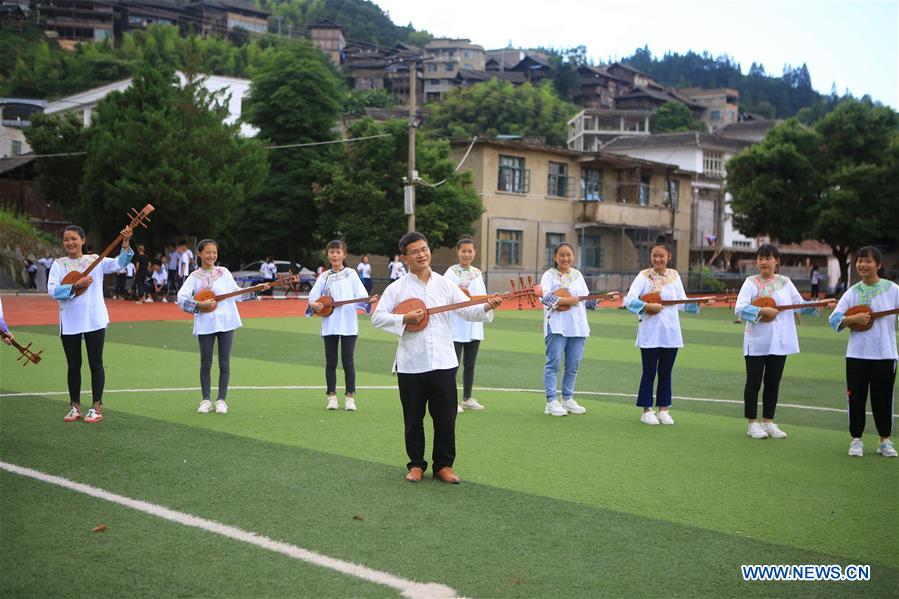 #CHINA-GUIZHOU-RONGJIANG-ETHNIC CULTURE-CAMPUS (CN)