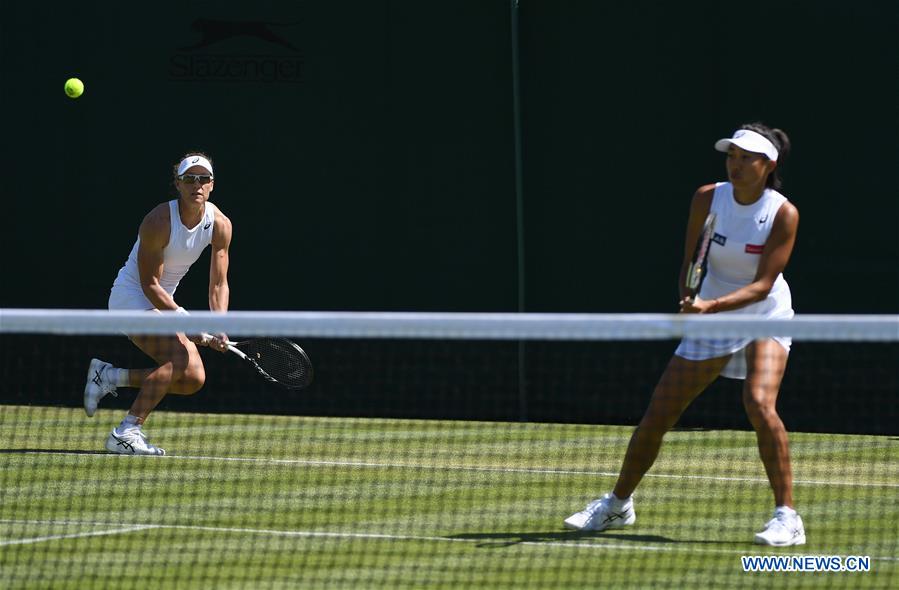 (SP)BRITAIN-LONDON-TENNIS-WIMBLEDON-WOMEN'S DOUBLES