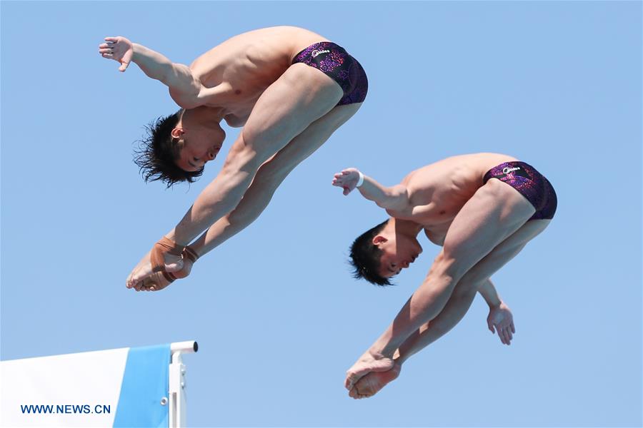 (SP)ITALY-NAPLES-SUMMER UNIVERSIADE-DIVIING-MEN'S SYNCHRONISED PLATFORM