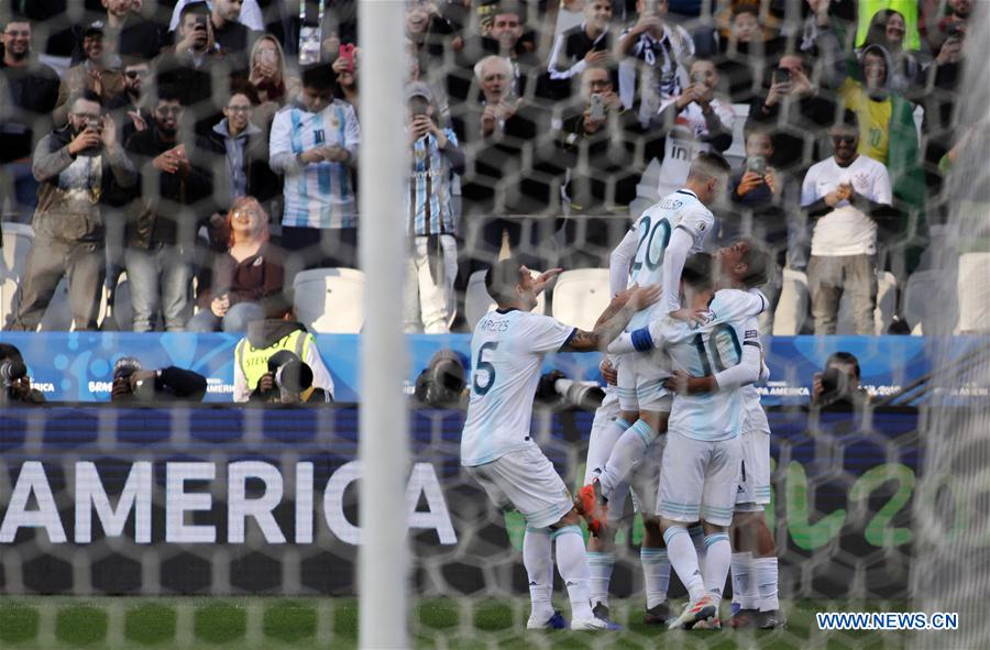 (SP)BRAZIL-SAO PAULO-FOOTBALL-COPA AMERICA 2019-ARGENTINA VS CHI