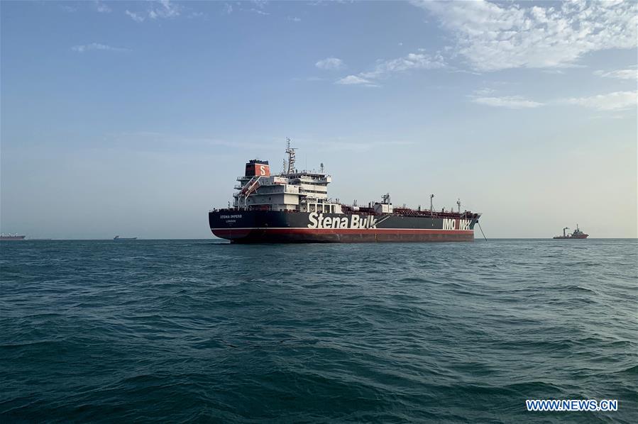 IRAN-STRAIT OF HORMUZ-BRITISH OIL TANKER