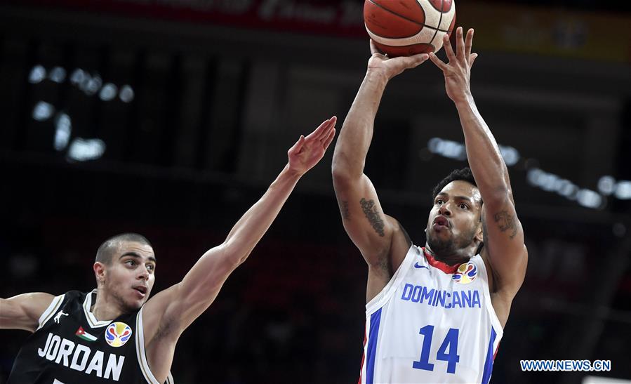 (SP)CHINA-SHENZHEN-BASKETBALL-FIBA WORLD CUP-GROUP G-DOMINICAN REPUBLIC VS JORDAN (CN)