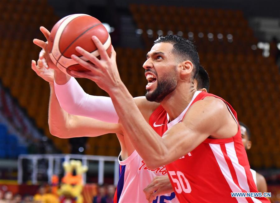 (SP)CHINA-GUANGZHOU-BASKETBALL-FIBA WORLD CUP-GROUP C-PUR VS TUN(CN)