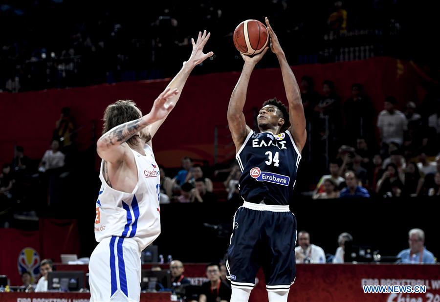 (SP)CHINA-SHENZHEN-BASKETBALL-FIBA WORLD CUP-GROUP K-CZE VS GRE(CN)