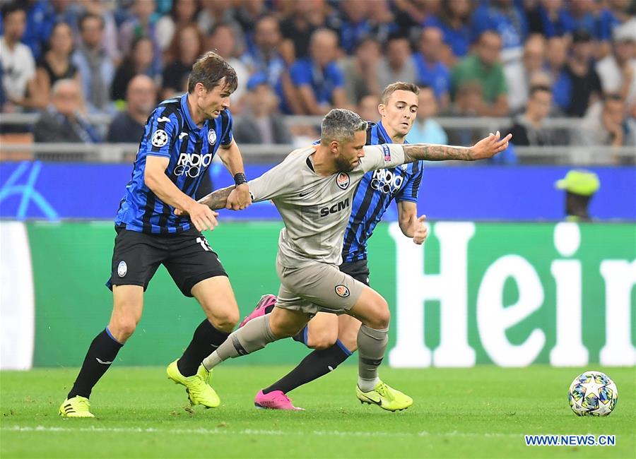 (SP)ITALY-MILAN-SOCCER-CHAMPIONS LEAGUE-ATALANTA VS SHAKHTAR DONETSK