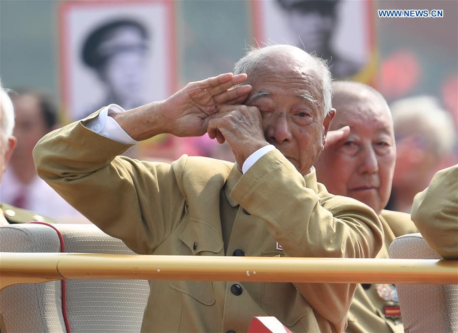  (PRC70Years) XINHUA PHOTOS OF THE DAY