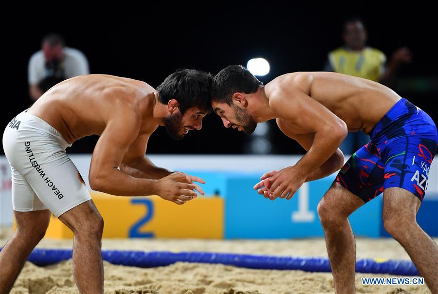 (SP)QATAR-DOHA-WORLD BEACH GAMES-MEN'S BEACH WRESTLING