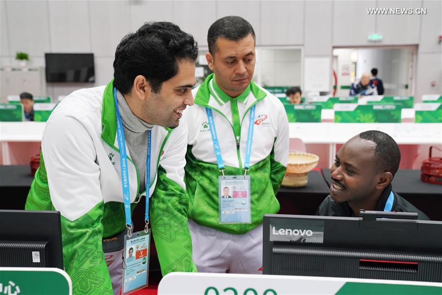 (SP)CHINA-WUHAN-7TH MILITARY WORLD GAMES-MAIN MEDIA CENTER