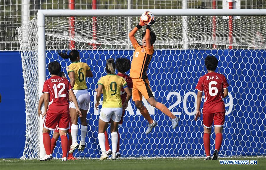 (SP)CHINA-WUHAN-7TH MILITARY WORLD GAMES-FOOTBALL