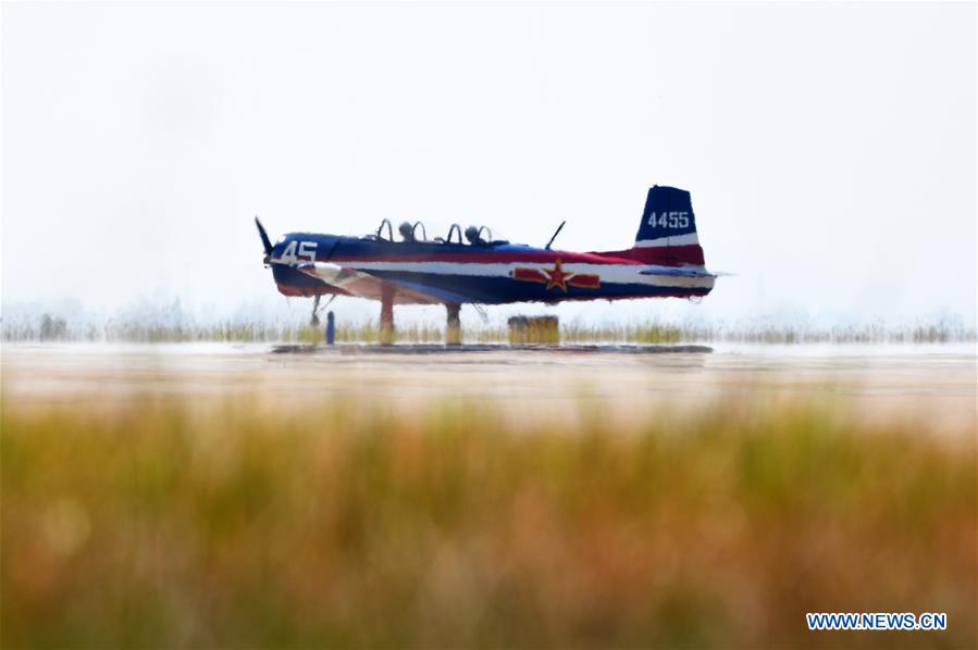 (SP)CHINA-WUHAN-7TH MILITARY WORLD GAMES-AERONAUTICAL PENTATHLON-FLYING CONTEST