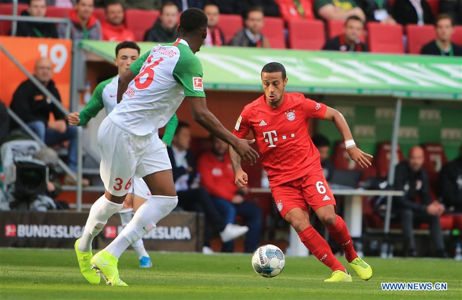 (SP)GERMANY-AUGSBURG-SOCCER-BUNDESLIGA-FC AUGSBURG VS FC BAYERN MUNICH