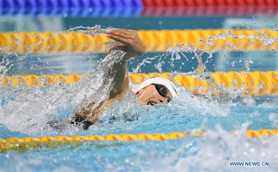 (SP)CHINA-WUHAN-7TH MILITARY WORLD GAMES-SWIMMING-WOMEN'S 100M FREESTYLE