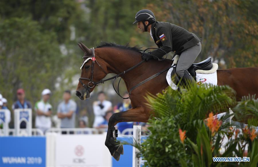 (SP)CHINA-WUHAN-7TH MILITARY WORLD GAMES-EQUESTRIAN