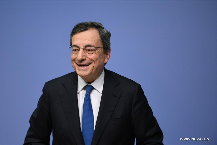 GERMANY-FRANKFURT-ECB-PRESS CONFERENCE-DRAGHI