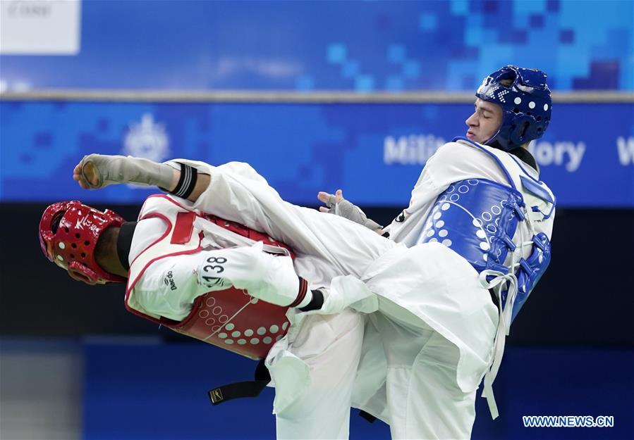 (SP)CHINA-WUHAN-7TH MILITARY WORLD GAMES-TAEKWONDO