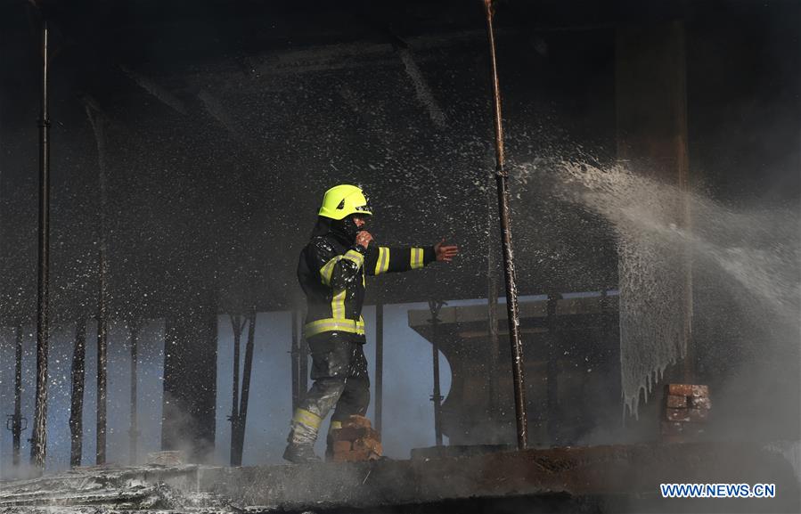 AFGHANISTAN-KABUL-PETROL STATION-FIRE