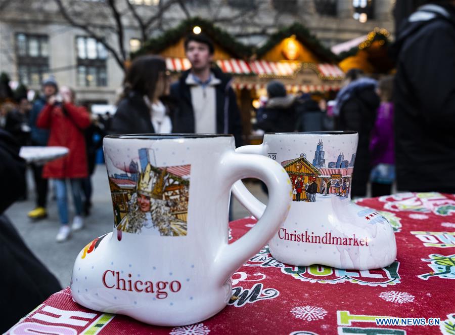 U.S.-CHICAGO-CHRISTMAS MARKET