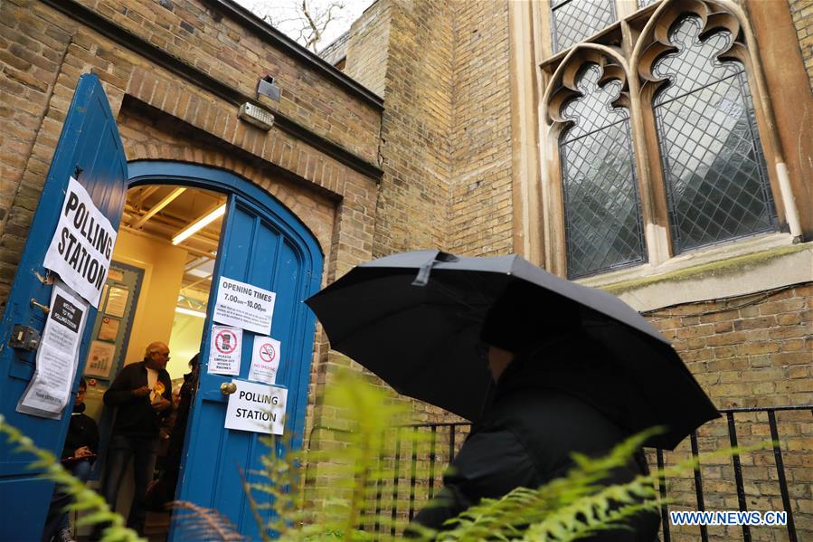 BRITAIN-LONDON-GENERAL ELECTION-POLLING STATION