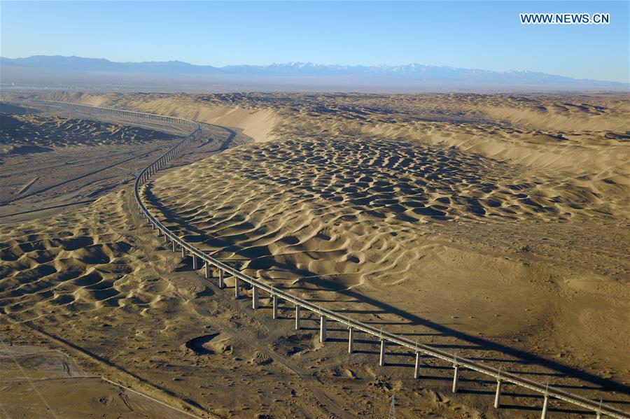 CHINA-GANSU-AKSAY-BRIDGE (CN)