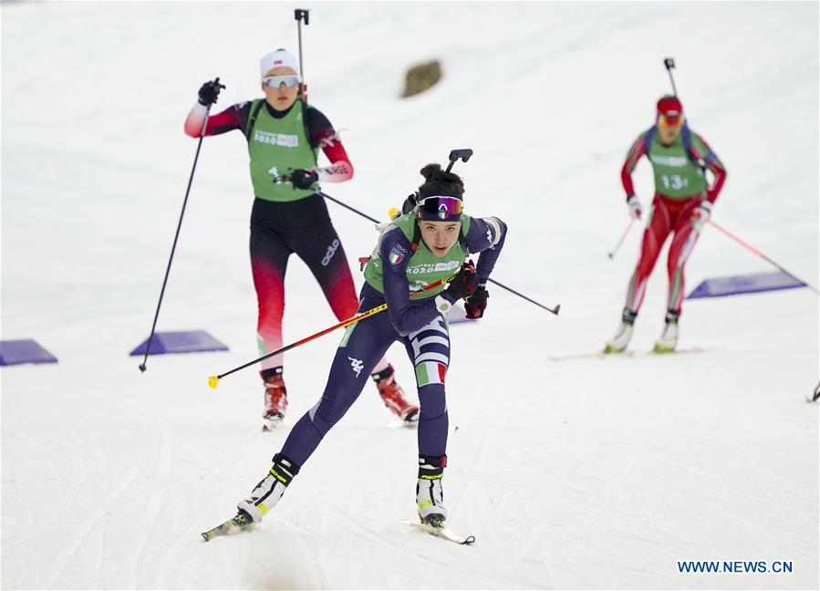 (SP)FRANCE-LES ROUSSES-WINTER YOG-BIATHLON-MIXED RELAY