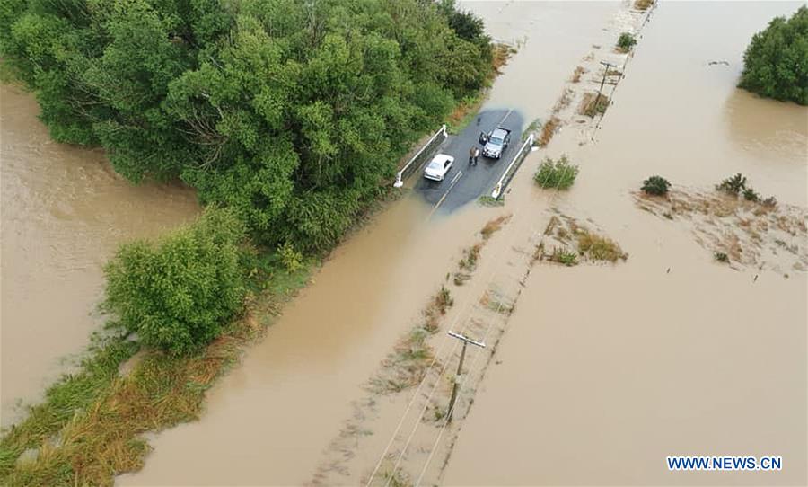 NEW ZEALAND-SOUTH ISLAND-FLOOD