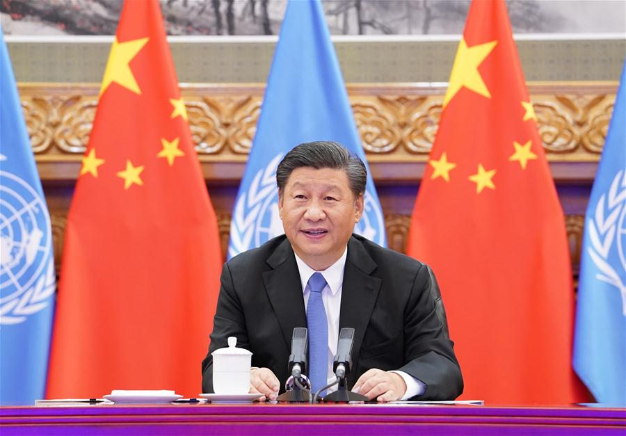 CHINA-BEIJING-XI JINPING-UN-GUTERRES-VIDEOCONFERENCE (CN)