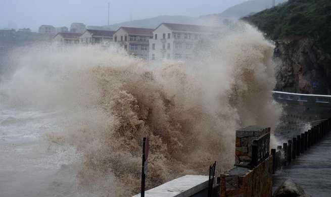 China issues red alert for Typhoon Lekima