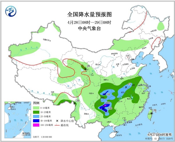 周末雨不休！南北方同迎大范围降水